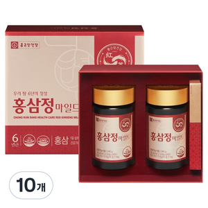 종근당건강 6년근 홍삼정 마일드, 240g, 10개