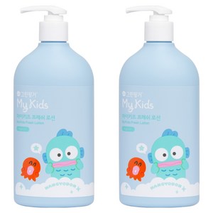 그린핑거 마이키즈 프레쉬 한교동 에디션 로션, 500ml, 2개