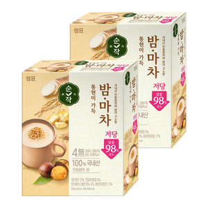 순작 통현미 가득 저당 밤마차, 20g, 2개, 10개입