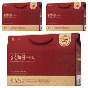 종근당건강 홍삼녹용 프리미엄, 1.5L, 3개