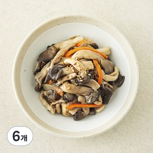 집반찬연구소 느타리버섯볶음, 120g, 6개
