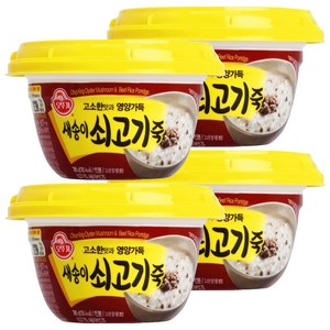 오뚜기 즉석 새송이 쇠고기죽, 285g, 4개