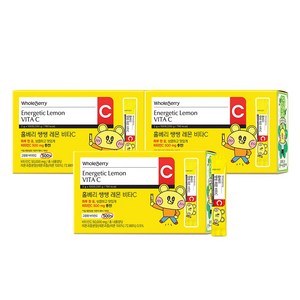 홀베리 쌩쌩 레몬 비타C 100p, 200g, 3개