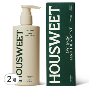 하우스윗 오트맘 핸드트리트먼트 고보습 무향, 300ml, 2개