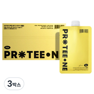 프로티원 단백질 쉐이크 파우치 곡물맛 7p, 280g, 3박스