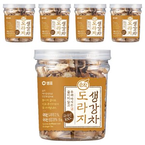 순작 도라지생강차 원물, 55g, 1개입, 5개