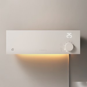 루메나 벽걸이 온풍기, 크림화이트, WARMER FRAME