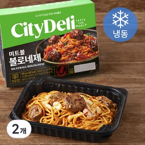 시티델리 미트볼 볼로네제 파스타 2개입 2인분 (냉동), 628g, 2개