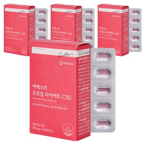에스더포뮬러 여에스더 모로실 다이어트 C3G 9.8g, 14정, 4개