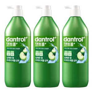 댄트롤 프레쉬 애플 샴푸 상쾌한 향, 820ml, 3개