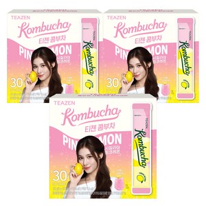 티젠 콤부차 시칠리아 핑크레몬, 5g, 30개입, 3개