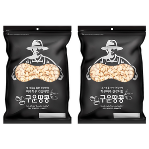 넛츠팜 구운땅콩, 1kg, 2개