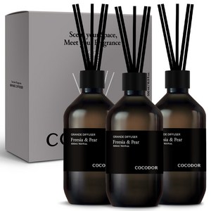 코코도르 그란데 디퓨저, 프리지아앤페어, 500ml, 3개