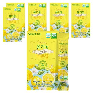 WHOLELIFE 유기농 레몬즙 14p, 280g, 6개
