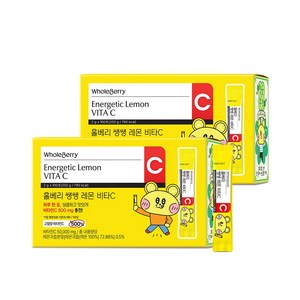 홀베리 쌩쌩 레몬 비타C 100p, 200g, 2개