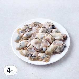 지하암반해수로 씻어 깨끗한 가열조리용 생굴 (냉장), 200g, 4개
