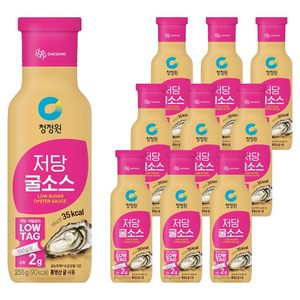 청정원 저당 굴소스, 255g, 10개