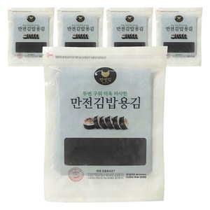 만전김 두번구운 김밥용 김, 115g, 5개