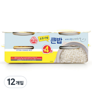 오뚜기 큰밥, 300g, 12개