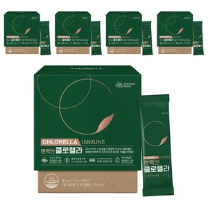 대상웰라이프 정품 면역엔 클로렐라 30p, 81g, 5개