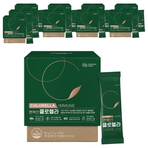 대상웰라이프 정품 면역엔 클로렐라 30p, 81g, 10개