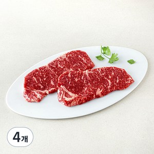 농협안심한우 1등급 채끝 구이용 (냉장), 200g, 4개
