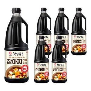 햇살담은 대상 장아찌 간장소스, 1.7L, 6개