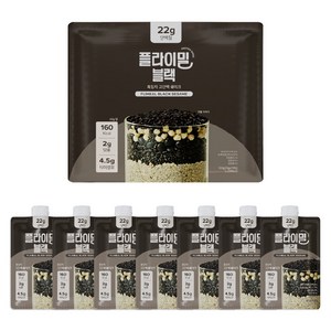 플라이밀 단백질 쉐이크 블랙, 45g, 7개