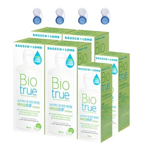 바이오트루 다목적용 렌즈세정액 300ml x 2p + 120ml + 렌즈케이스 2p 세트, 720ml, 2세트