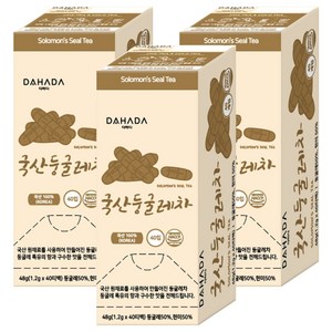 다하다 국산 둥굴레차, 1.2g, 40개입, 3개
