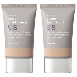 한스킨 수퍼 라이트 터치 비비크림 SPF 50+ PA++++, 30g, 2개