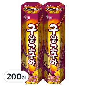 해태제과 구운고구마 과자, 24g, 200개