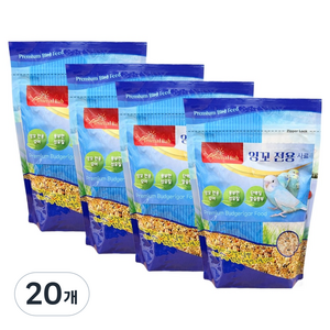 해피세트 잉꼬전용사료, 700g, 20개
