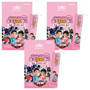 올키 칼슘젤리 복숭아맛 15p, 300g, 3개