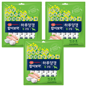 하림펫푸드 강아지 밥이보약 하루양갱 파우치, 관절, 224g, 3개