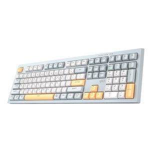 지클릭커 오피스프로 사일런스 M RGB 무소음 RC1 블루투스 무선 108 키보드, Navy Blue RC1, WK50, 제조사축