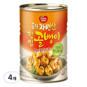 동원 한입 골뱅이 통조림, 400g, 4개