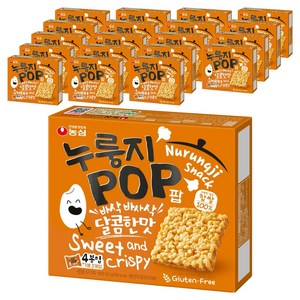농심 누룽지팝, 142g, 20개