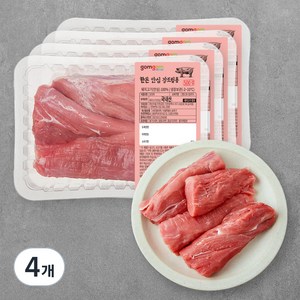 곰곰 한돈 안심 장조림용 (냉장), 500g, 4개