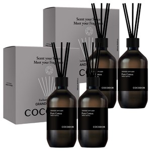 코코도르 그란데 디퓨저, 퓨어코튼, 500ml, 4개
