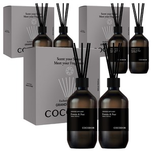 코코도르 그란데 디퓨저, 프리지아앤페어, 500ml, 6개