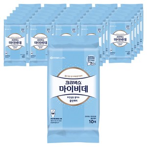 마이비데 클린케어 화장실용 물티슈 휴대형, 55g, 10매, 150개