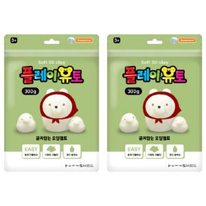 도너랜드 플레이유토 클레이, 300g, 아이보리