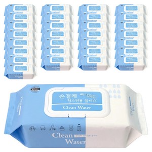 미엘 클린워터 청소용 물티슈, 30개