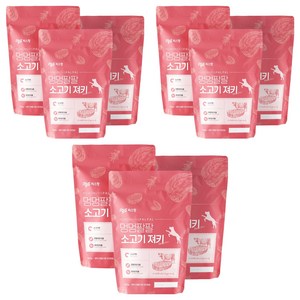 멍멍팔팔 져키, 소고기맛, 200g, 9개