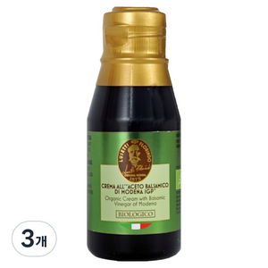 카사발사레나 유기농 발사믹 크림 IGP, 3개, 120ml