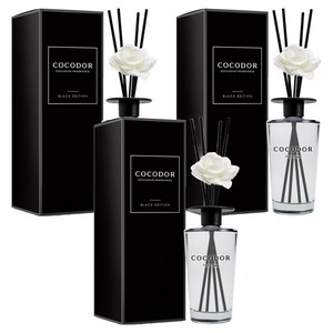 코코도르 블랙에디션 디퓨저, 편백, 500ml, 3개
