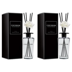 코코도르 블랙에디션 디퓨저, 편백, 500ml, 2개