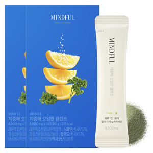 푸드올로지 마인드풀 지중해 오일만 클렌즈, 10회분, 2개