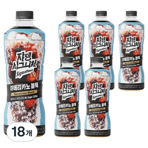 시그니처 쟈뎅 로스티크 아메리카노 블랙, 900ml, 18개